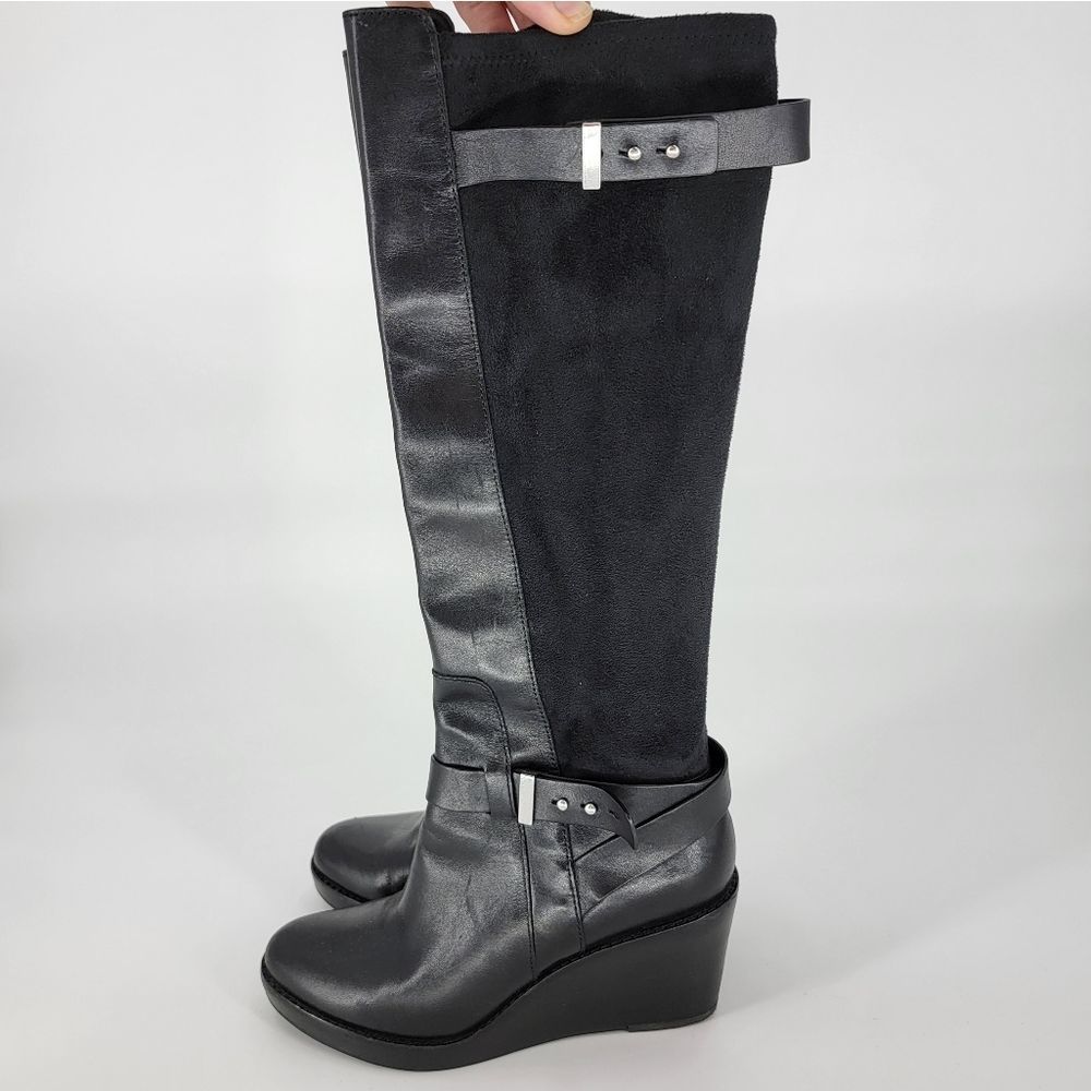 Cole Haan x Nike Air black boots wedge 7
